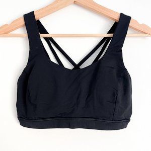 Lululemon Black Free To Be Serene Sports Bra